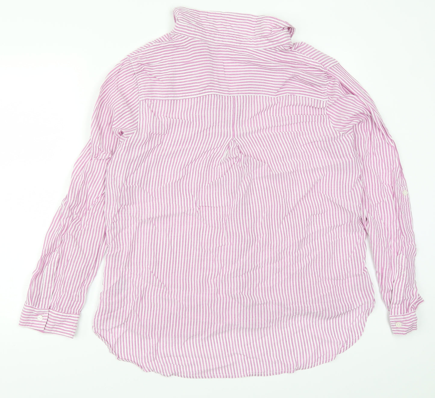 Velvet Heart Womens Pink Striped  Basic Button-Up Size XL