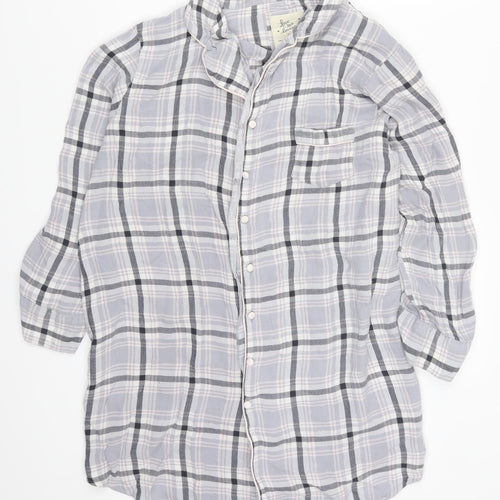 Primark Womens Blue Check  Top Pyjama Top Size 14