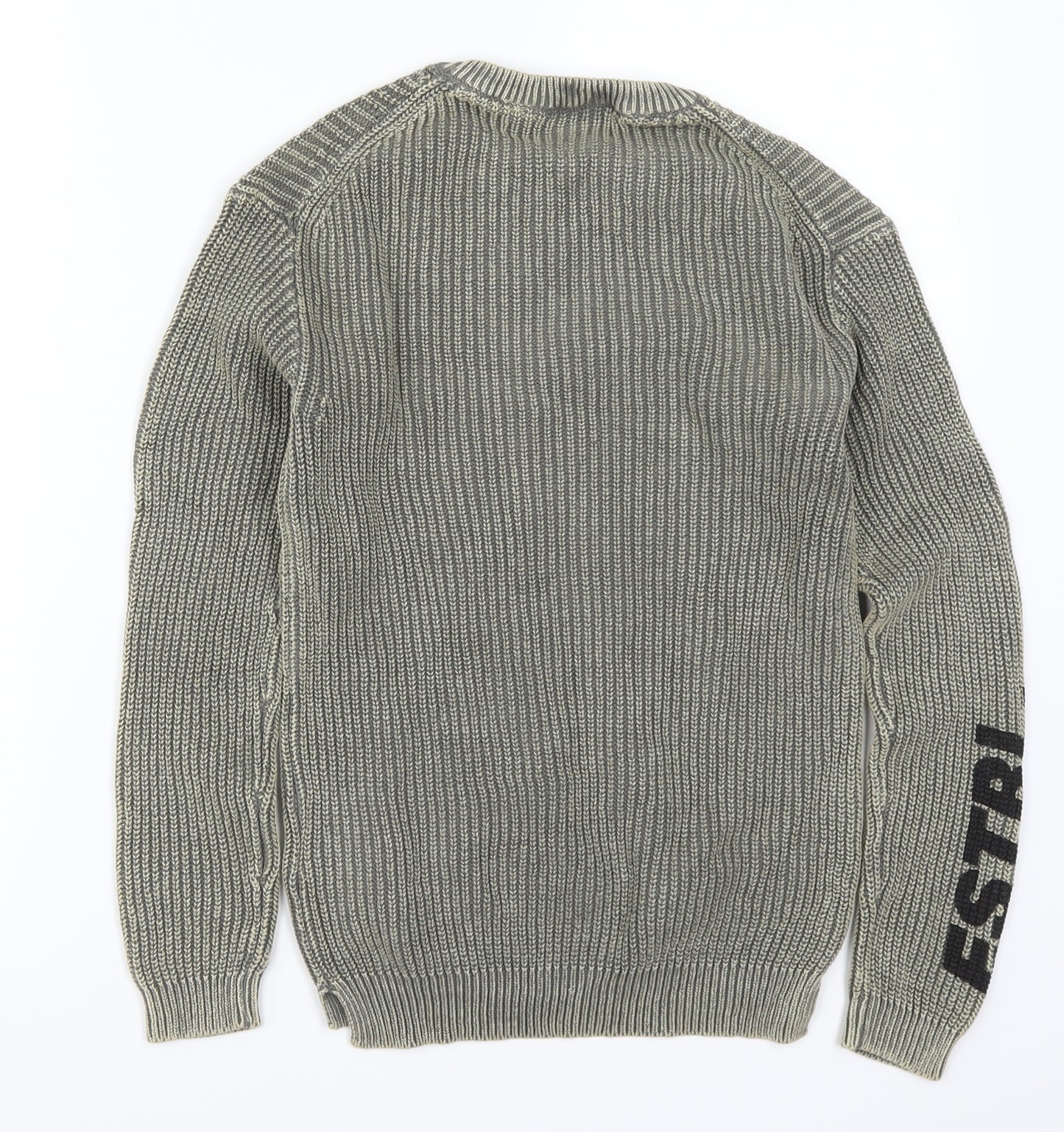 H&M Boys Green  Knit Pullover Jumper Size 9-10 Years  - ESTRL