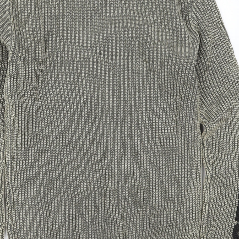 H&M Boys Green  Knit Pullover Jumper Size 9-10 Years  - ESTRL