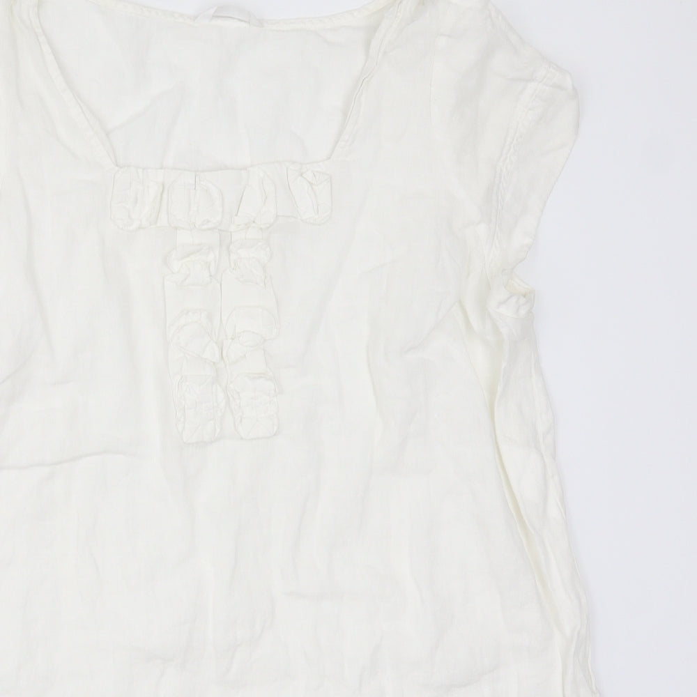 Marks and Spencer Womens White   Basic T-Shirt Size 22