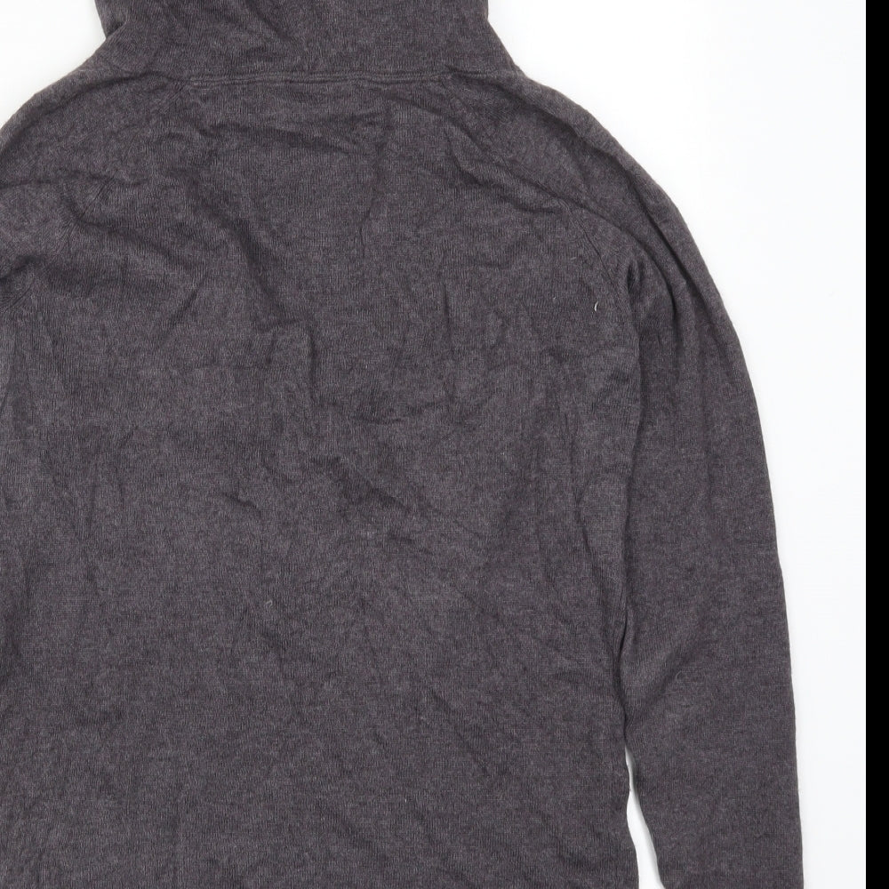 River Island Womens Grey  Knit Pullover Jumper Size 12