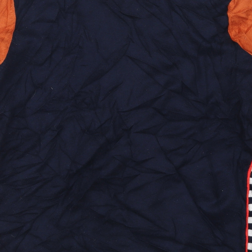 White Stuff Womens Blue Striped  Pullover Jumper Size 10  - Orange