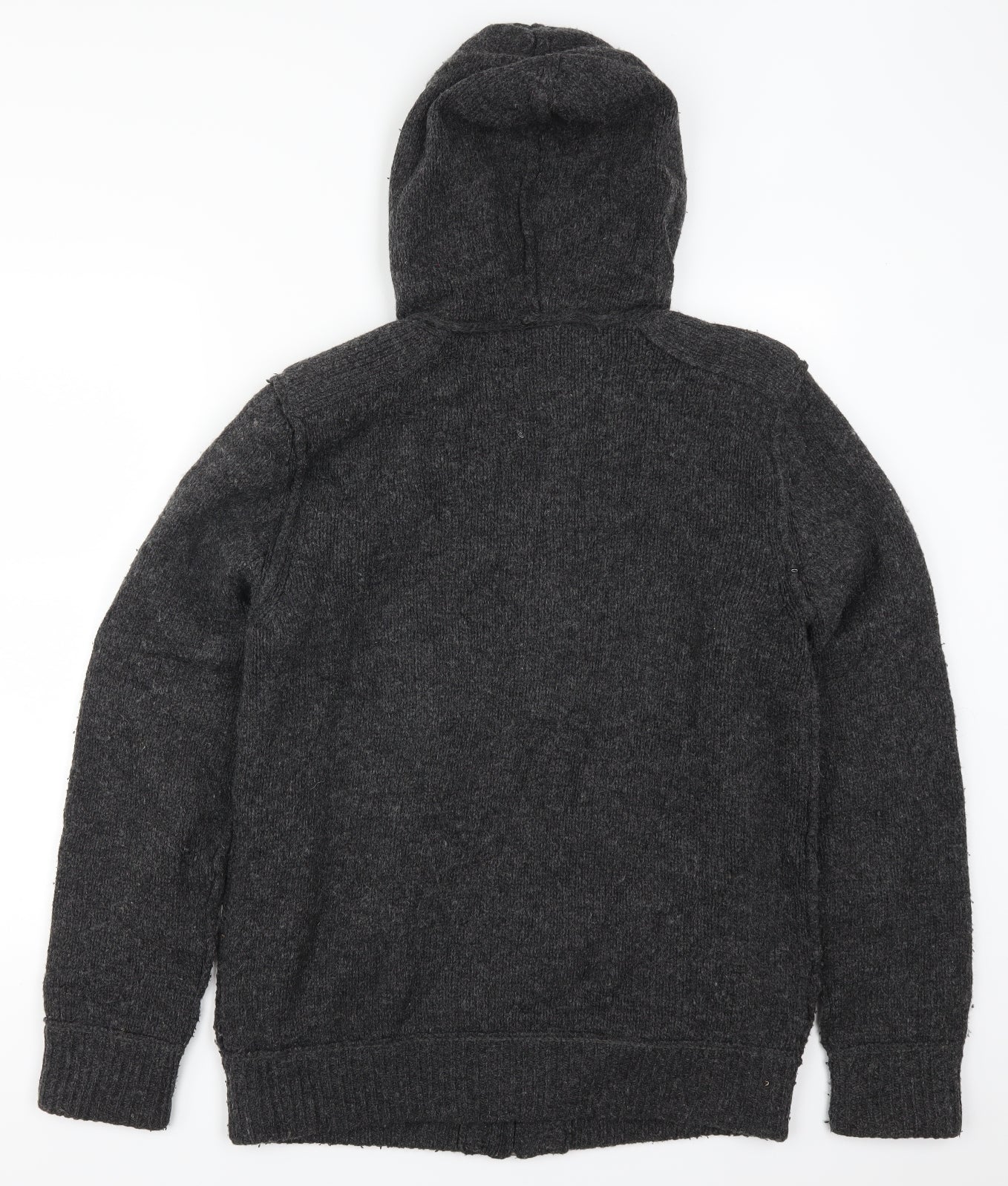 Fat Face Mens Grey  Knit Jacket Coat Size M