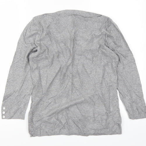 NEXT Womens Grey  Knit Pullover Jumper Size 14