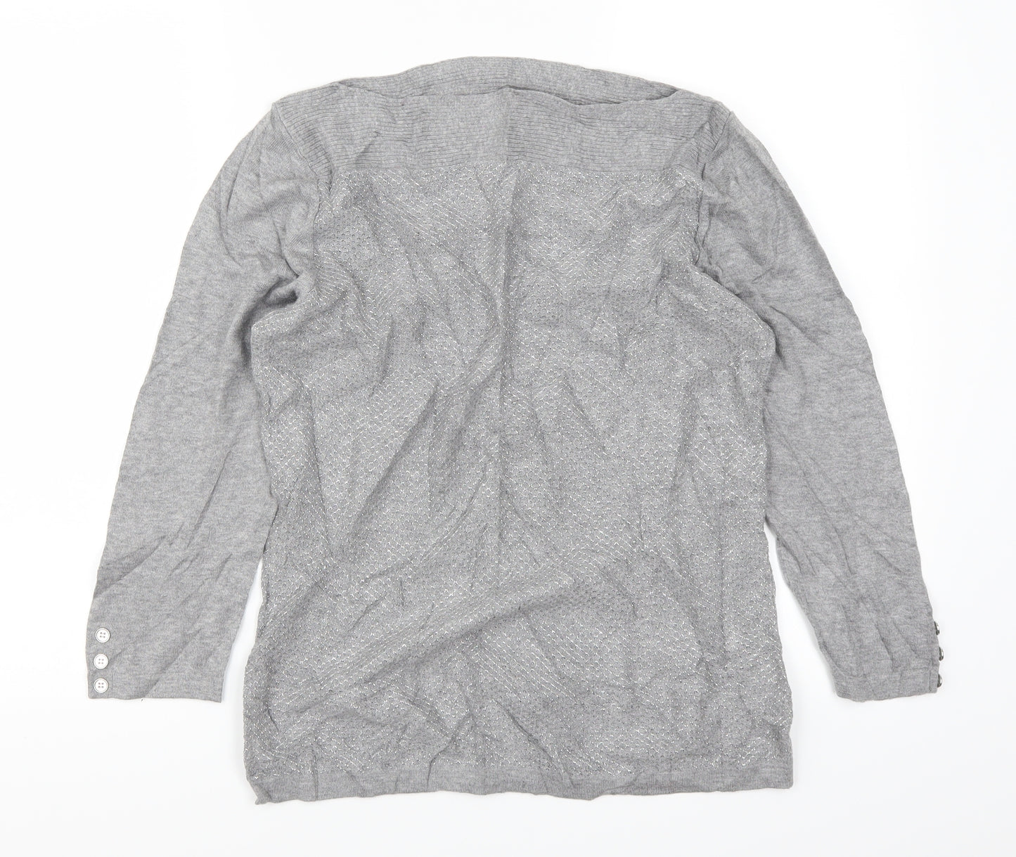NEXT Womens Grey  Knit Pullover Jumper Size 14