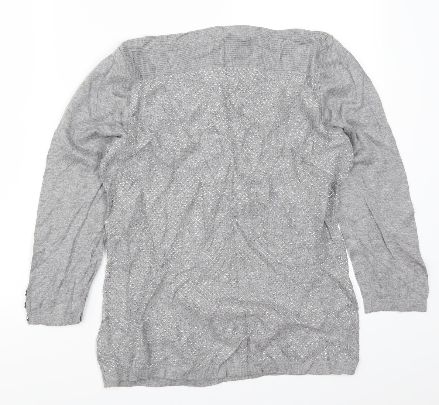 NEXT Womens Grey  Knit Pullover Jumper Size 14