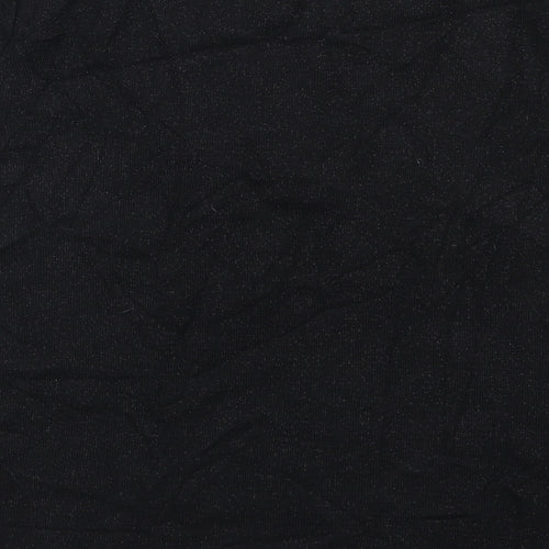 Wallis Womens Black   Basic T-Shirt Size S