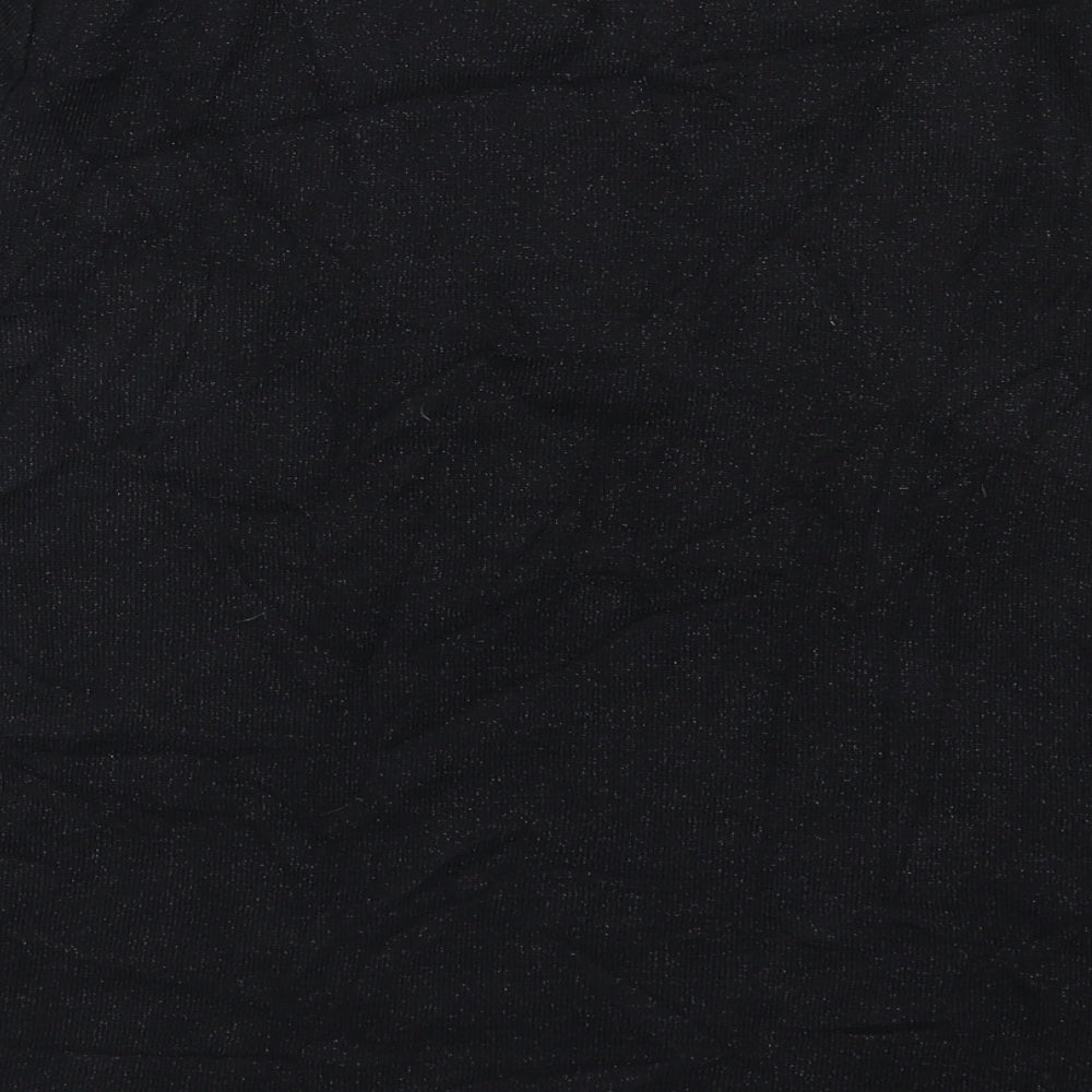 Wallis Womens Black   Basic T-Shirt Size S