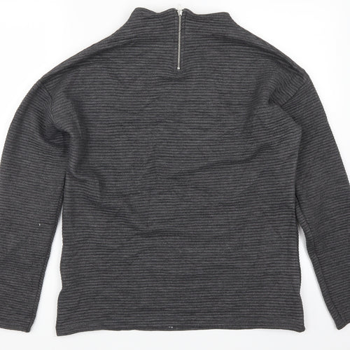 New Look Womens Grey   Pullover Sweatshirt Size 10