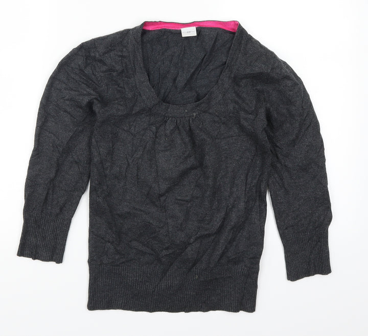 New Look Womens Grey   Pullover Jumper Size 8
