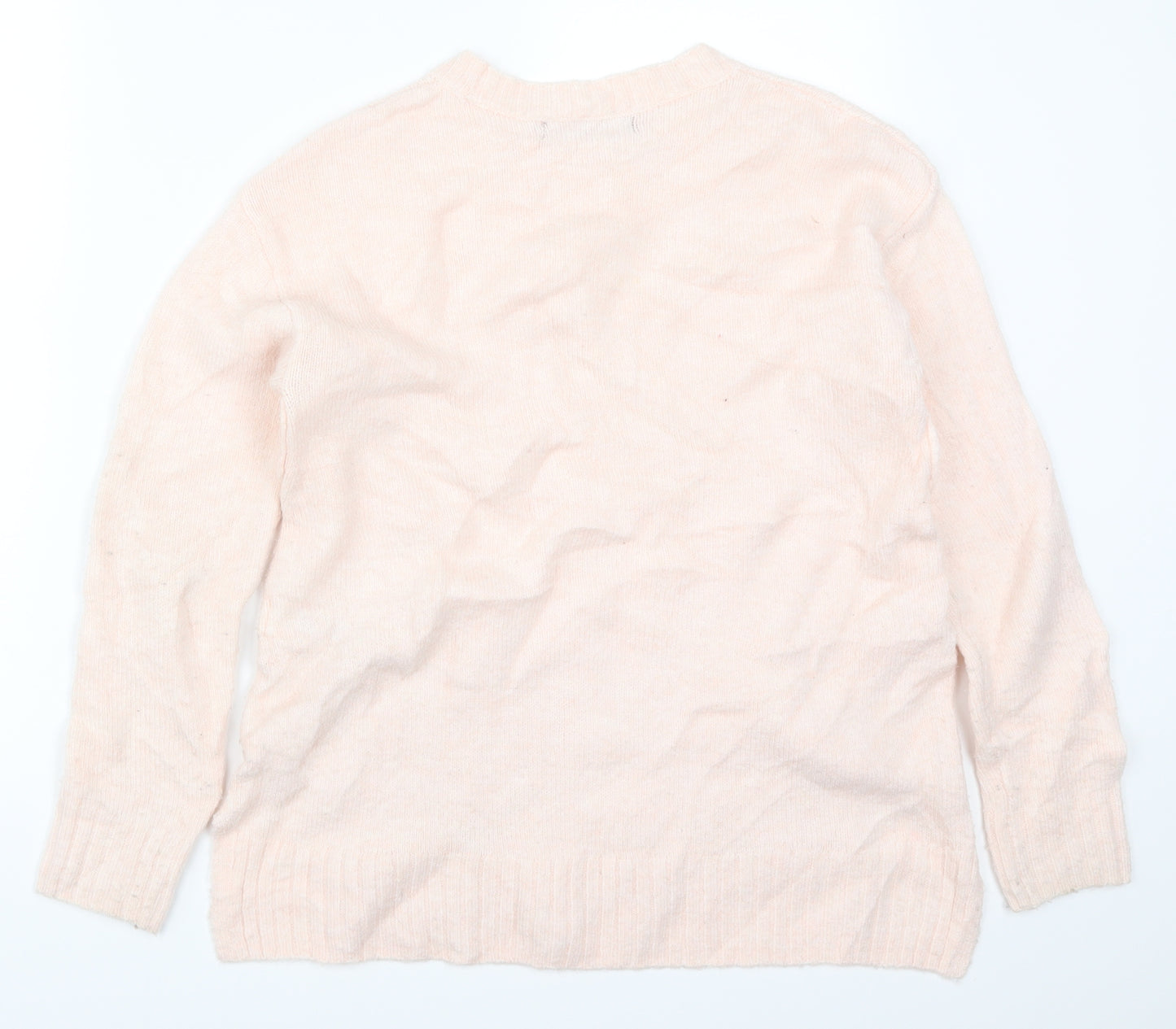Marks and Spencer Womens Pink  Knit Pullover Jumper Size S