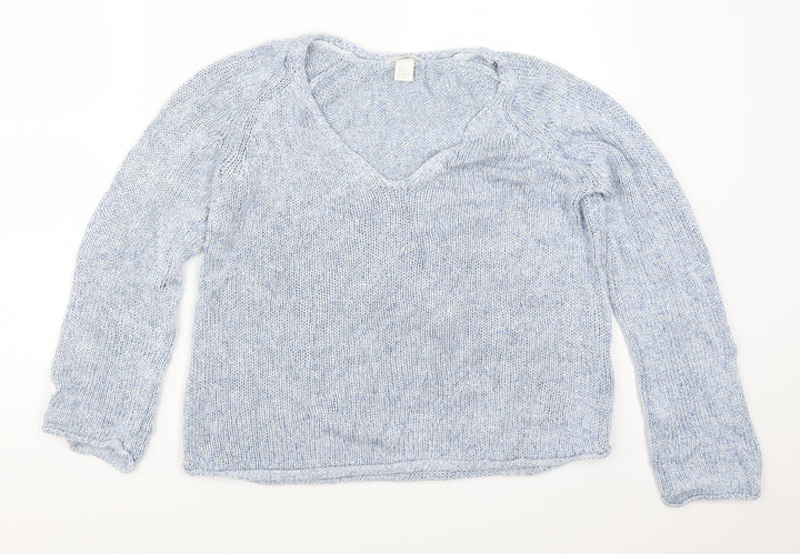H&M Womens Blue Pullover Jumper Size S