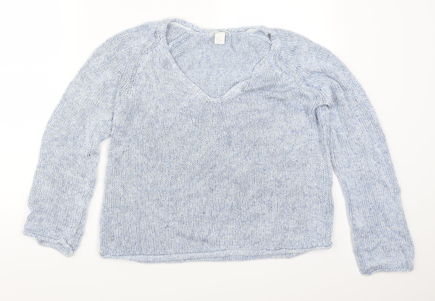 H&M Womens Blue   Pullover Jumper Size S