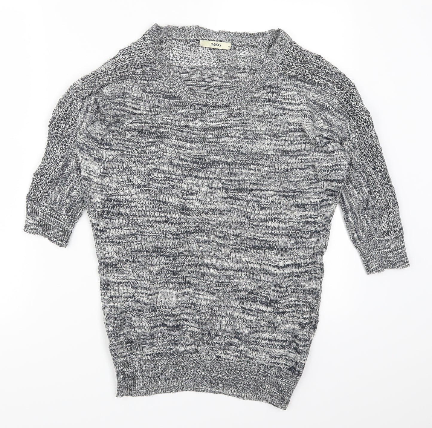 Oasis Womens Grey   Pullover Jumper Size XS