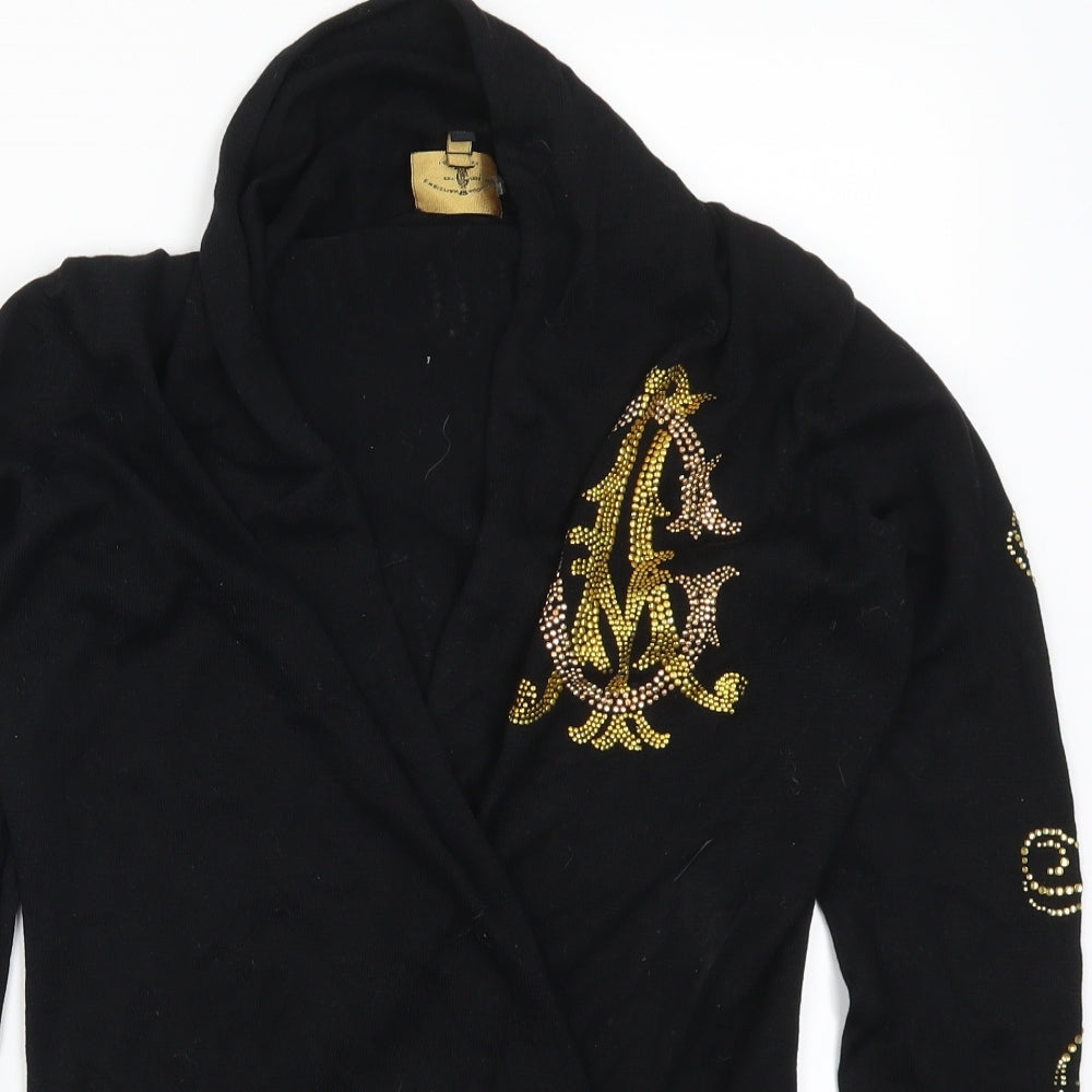 Christian Audigier Womens Black   Pullover Jumper Size M  - Heeled Shoe