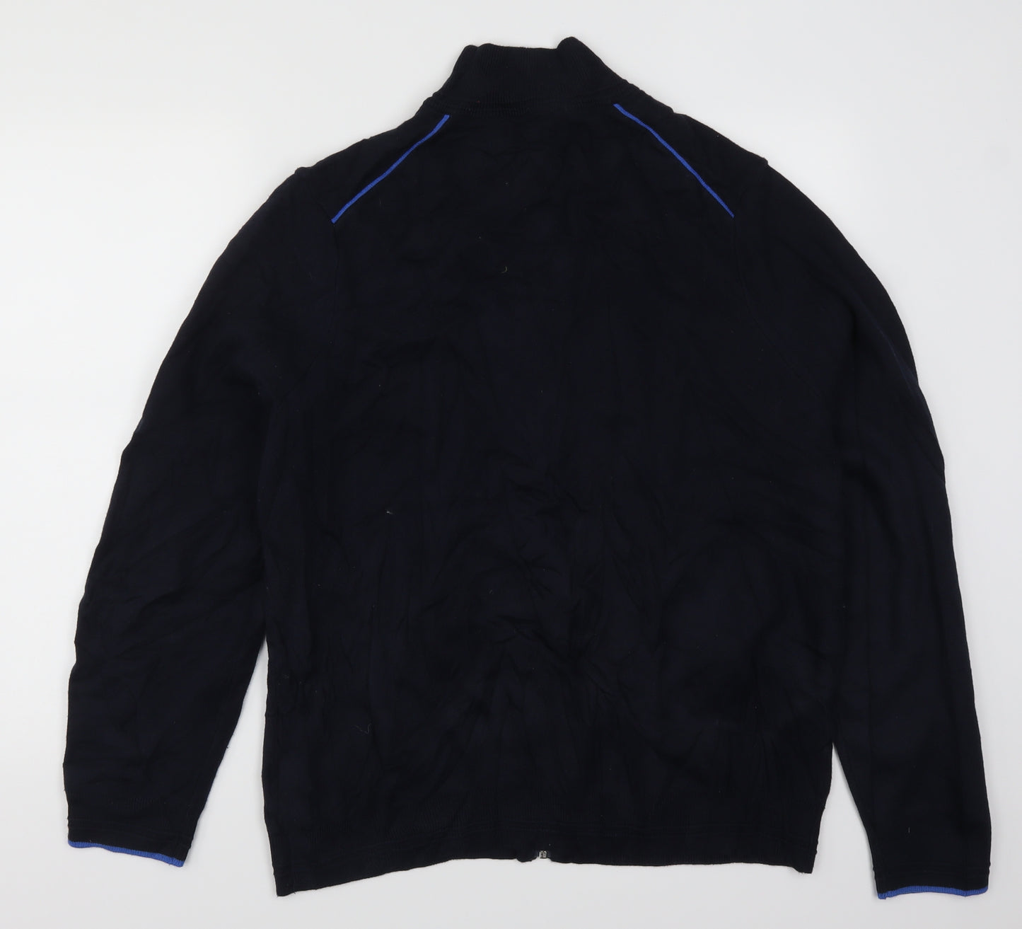 Blue Harbour Mens Blue   Full Zip Jumper Size XL