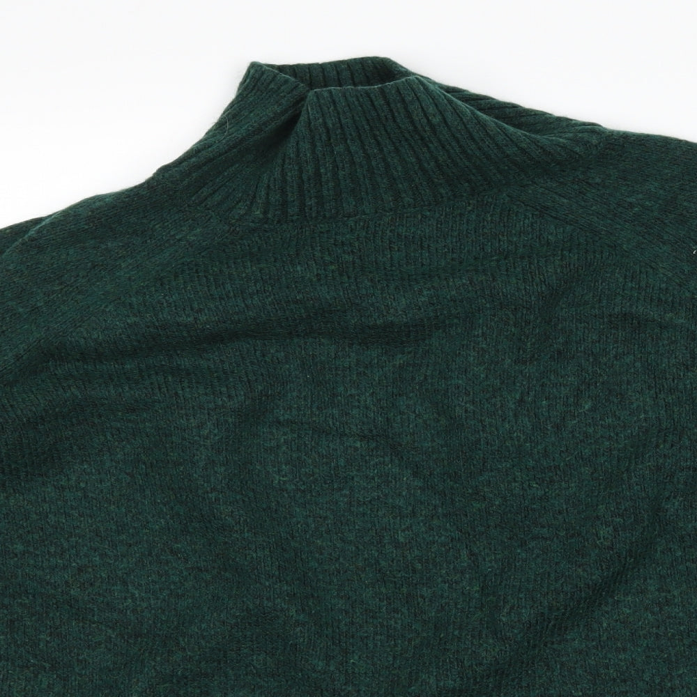 H&M Womens Green  Knit Pullover Jumper Size M