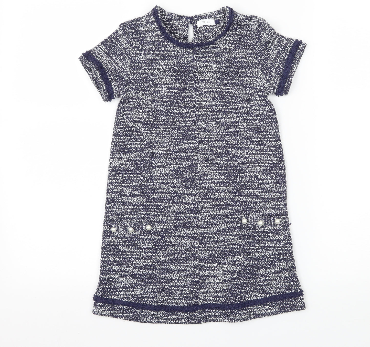 NEXT Girls Blue  Jersey T-Shirt Dress  Size 6 Years