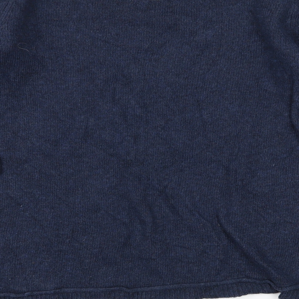 White Stuff Womens Blue  Knit Pullover Jumper Size 8  - Love heart