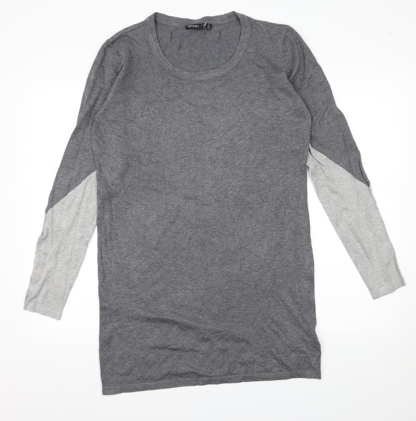ESMARA Womens Grey  Knit T-Shirt Dress  Size 18