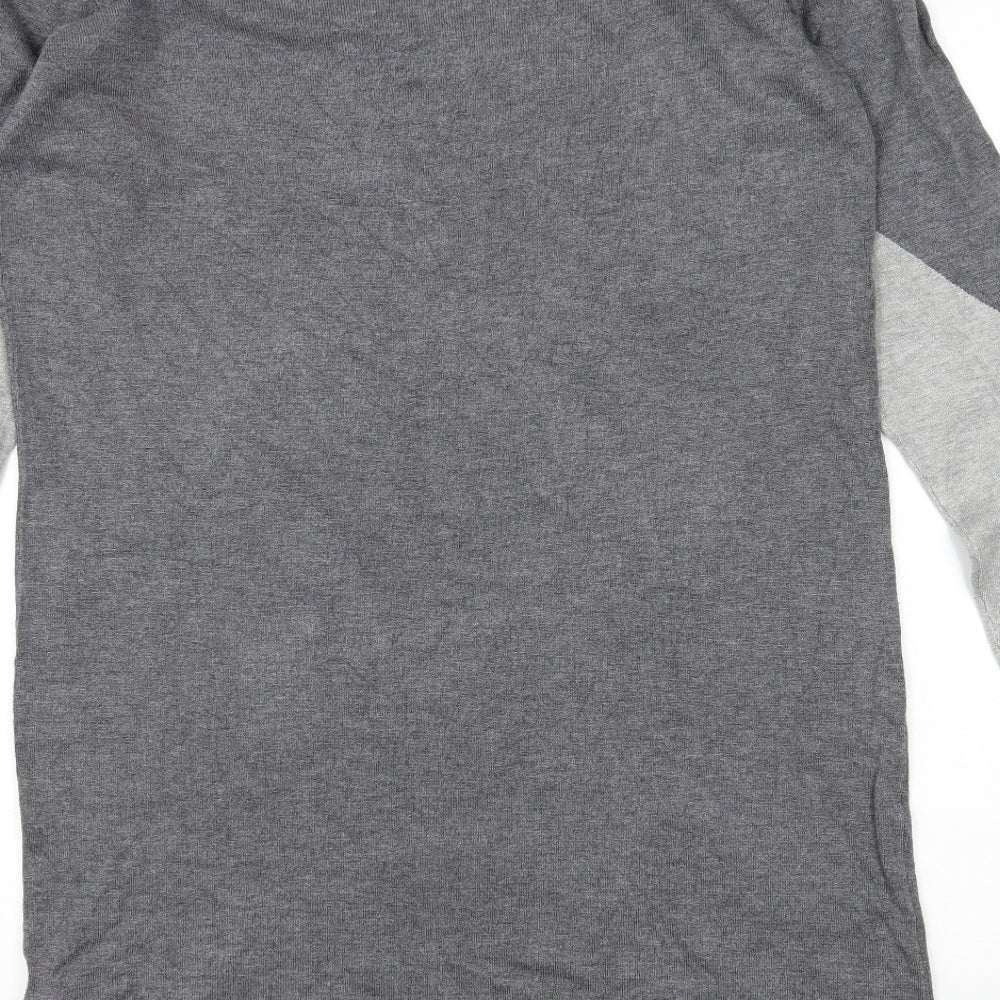 ESMARA Womens Grey  Knit T-Shirt Dress  Size 18