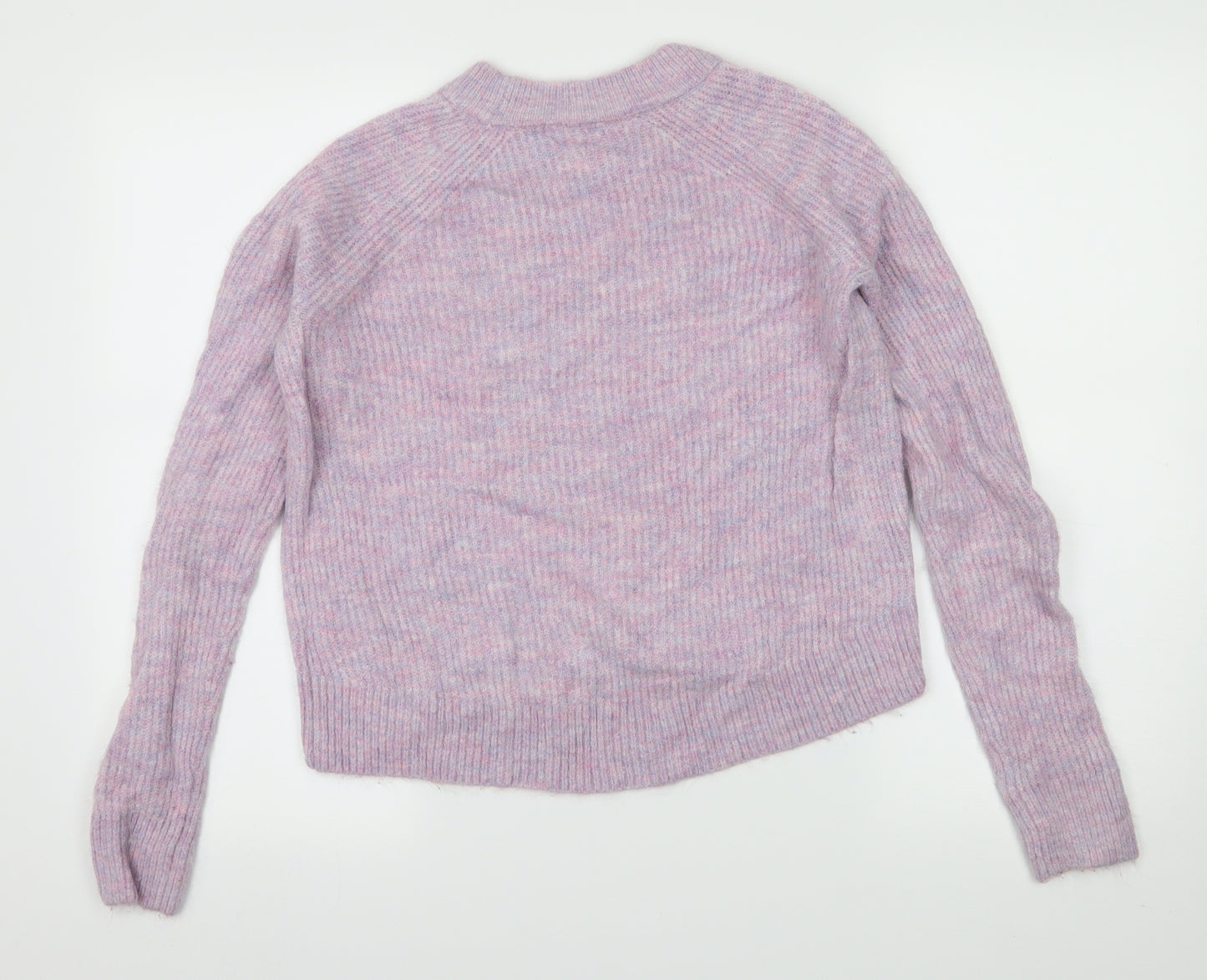 H&M Womens Purple  Knit Pullover Jumper Size S