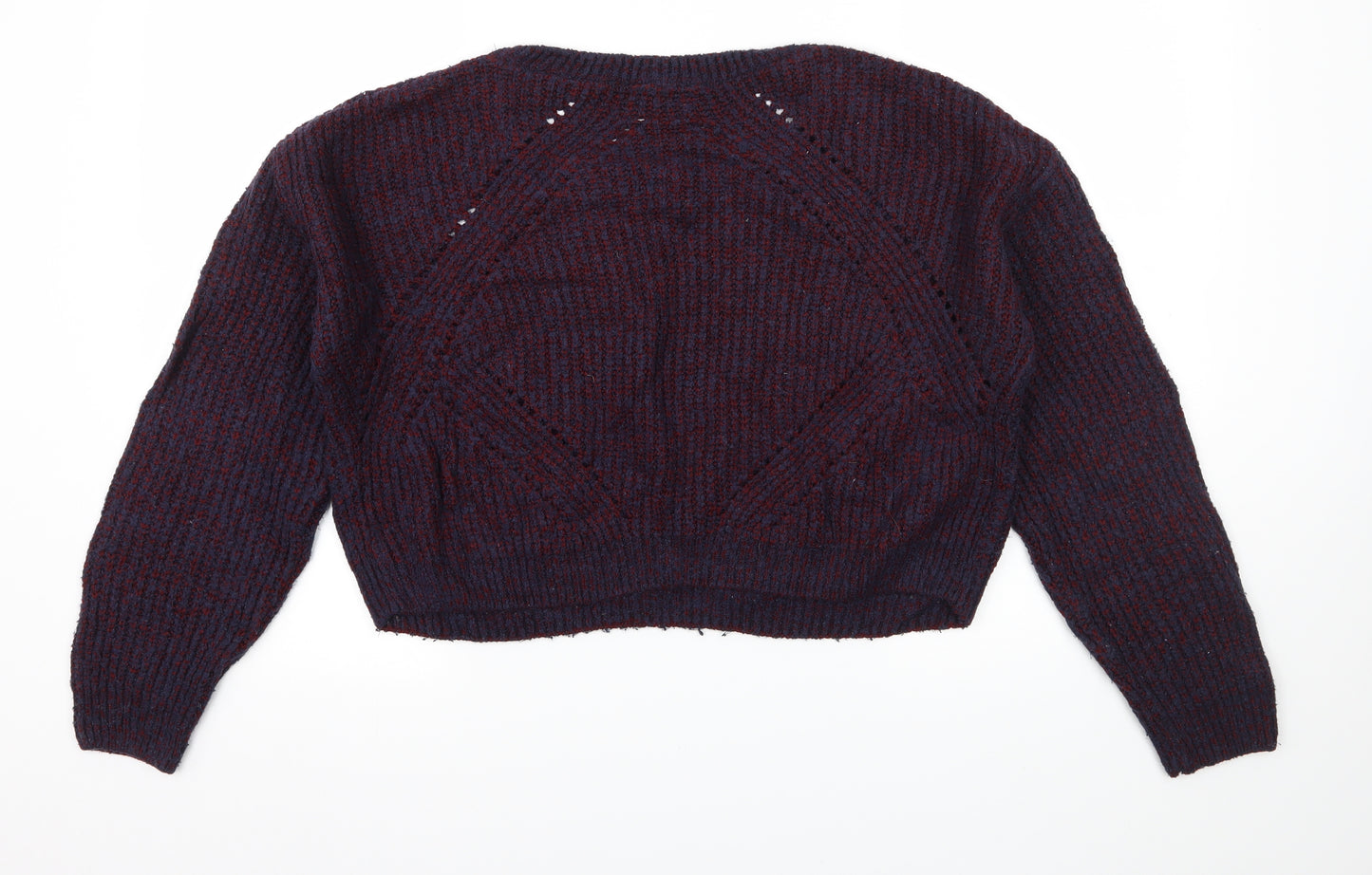 Miss Selfridge Womens Blue  Knit Pullover Jumper Size 14
