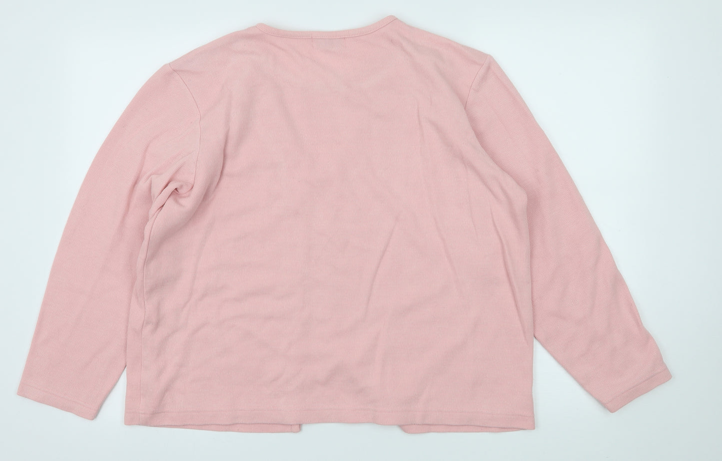 Bonmarché Womens Pink  Knit Pullover Jumper Size L