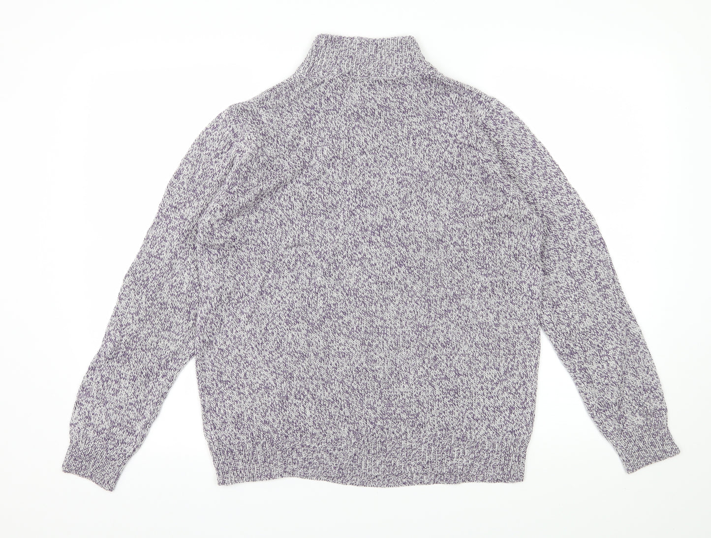 Damart Womens Purple  Knit Pullover Jumper Size 14