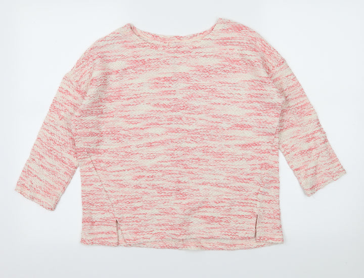 New Look Womens Pink  Knit Pullover Jumper Size M
