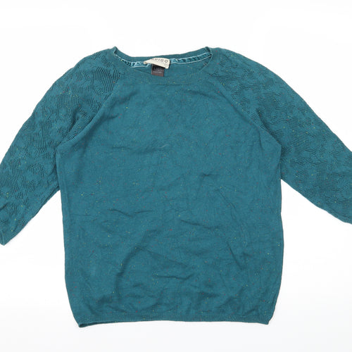 Marks and Spencer Womens Blue  Knit Pullover Jumper Size 12