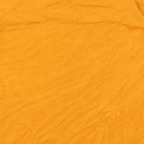 TU Womens Yellow  Knit Pullover Jumper Size 12