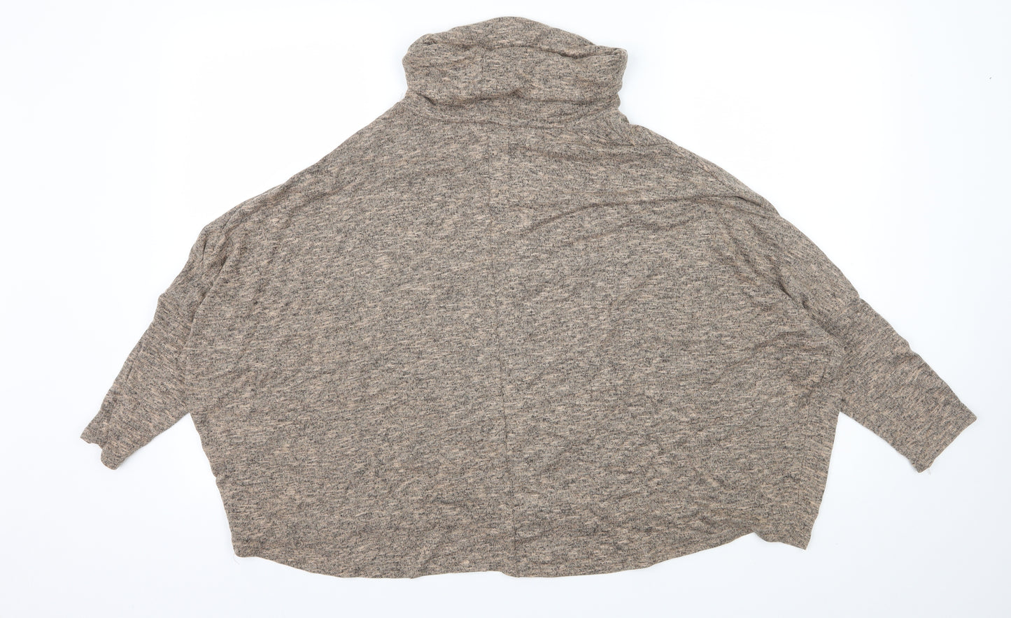 New Look Womens Brown  Knit Pullover Jumper Size 14