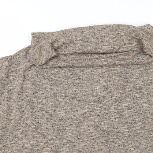 New Look Womens Brown  Knit Pullover Jumper Size 14
