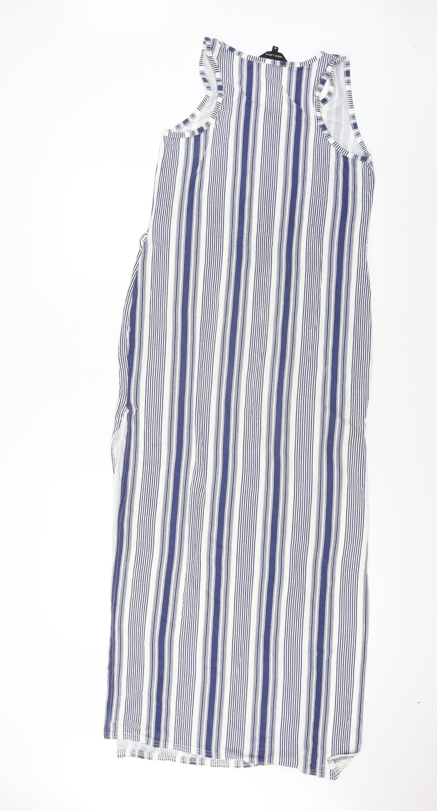 Peacocks  Womens White Striped  Bodycon  Size 8
