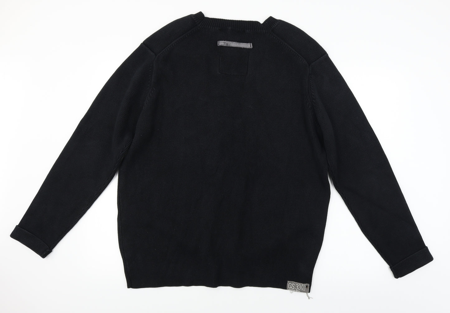 G-Star Mens Black   Pullover Jumper Size 2XL