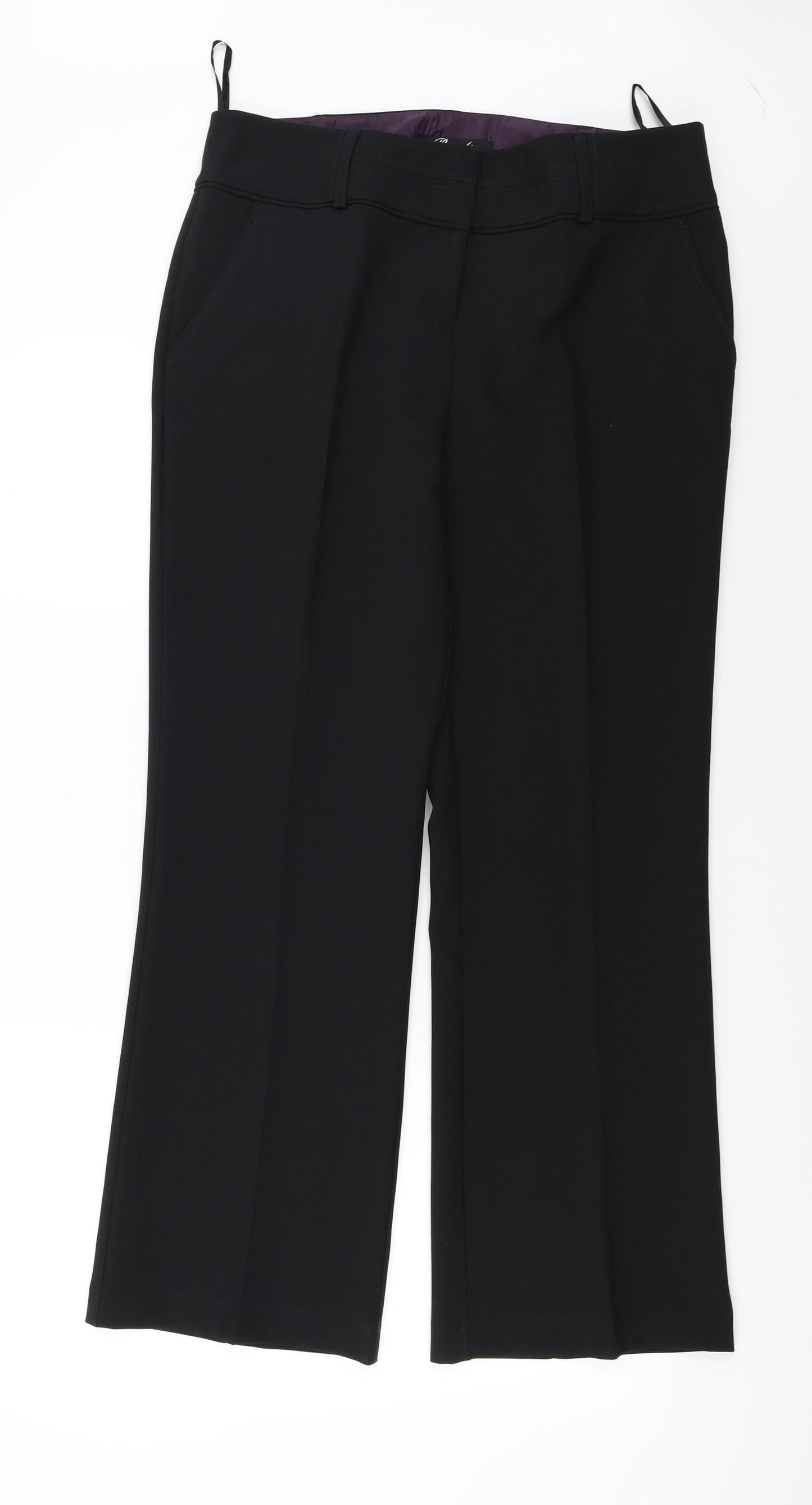 Peacocks  Womens Black   Trousers  Size 12 L26 in