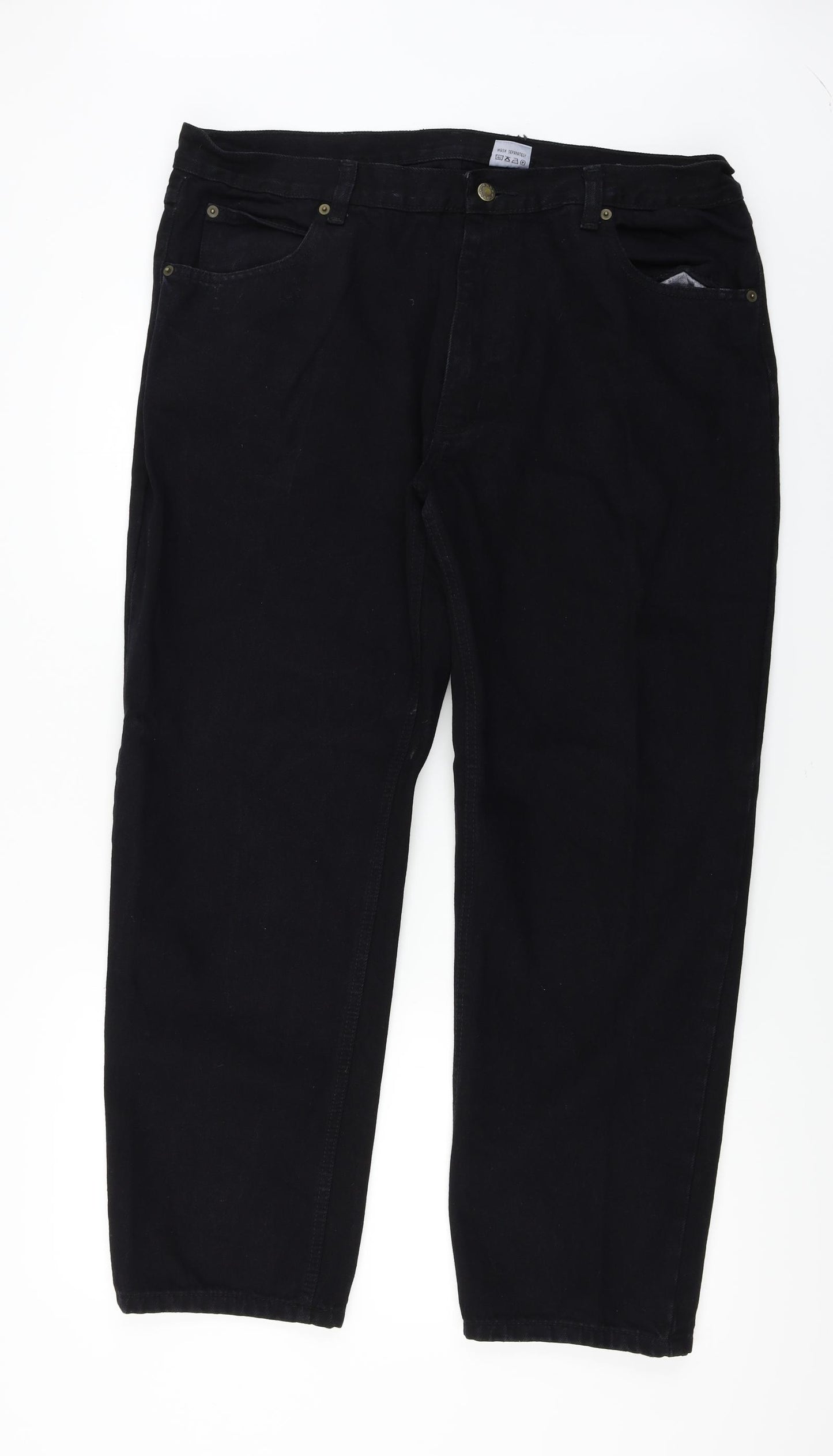Preworn  Mens Black   Straight Jeans Size 40 in L29 in