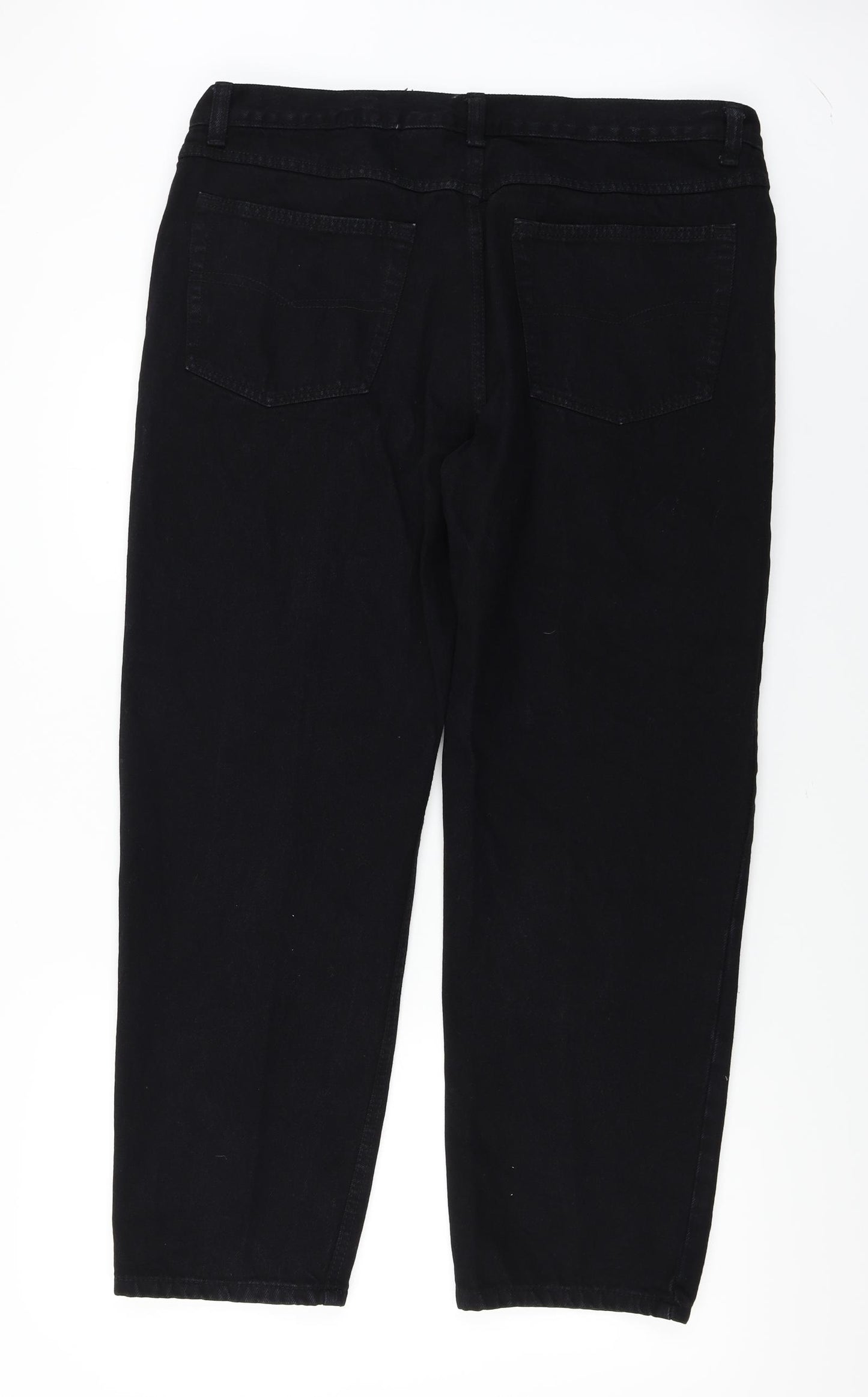 Preworn  Mens Black   Straight Jeans Size 40 in L29 in