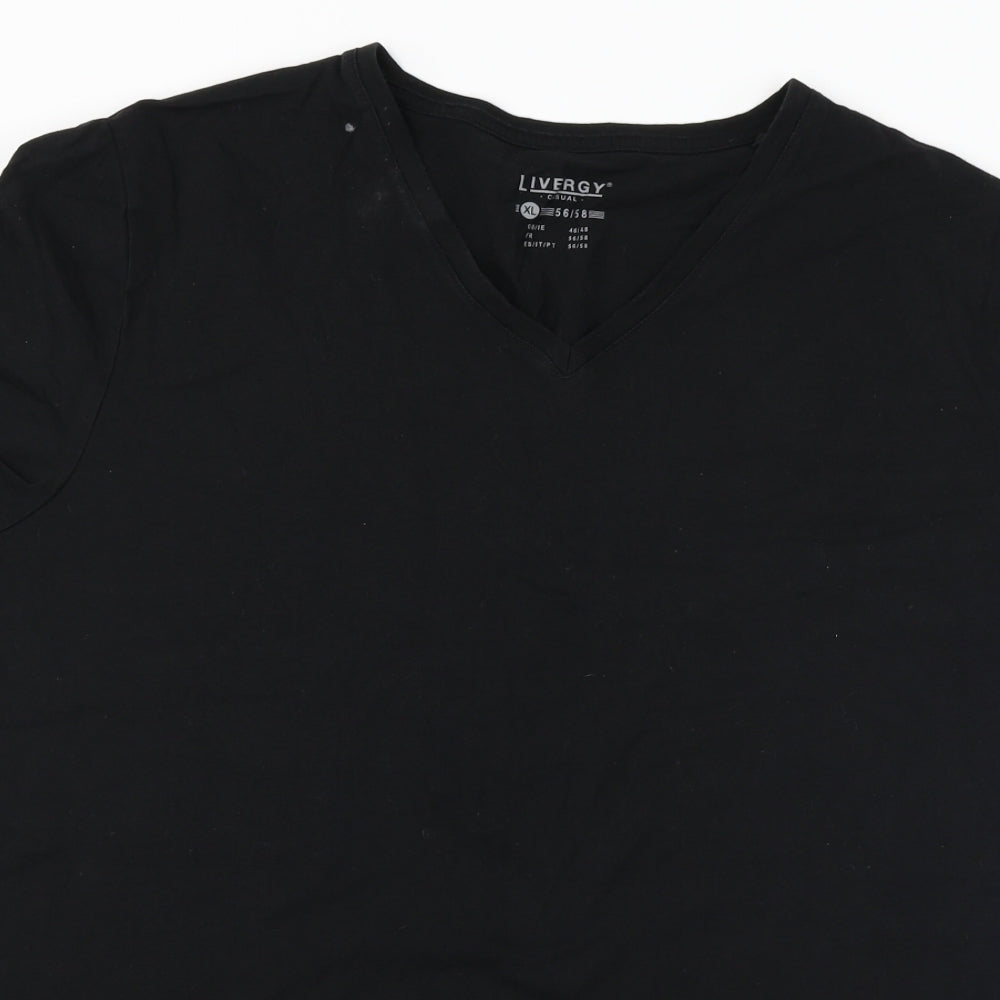 Livergy Womens Black   Basic T-Shirt Size XL