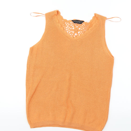 Dorothy Perkins  Womens Orange   Pullover Jumper Size 12
