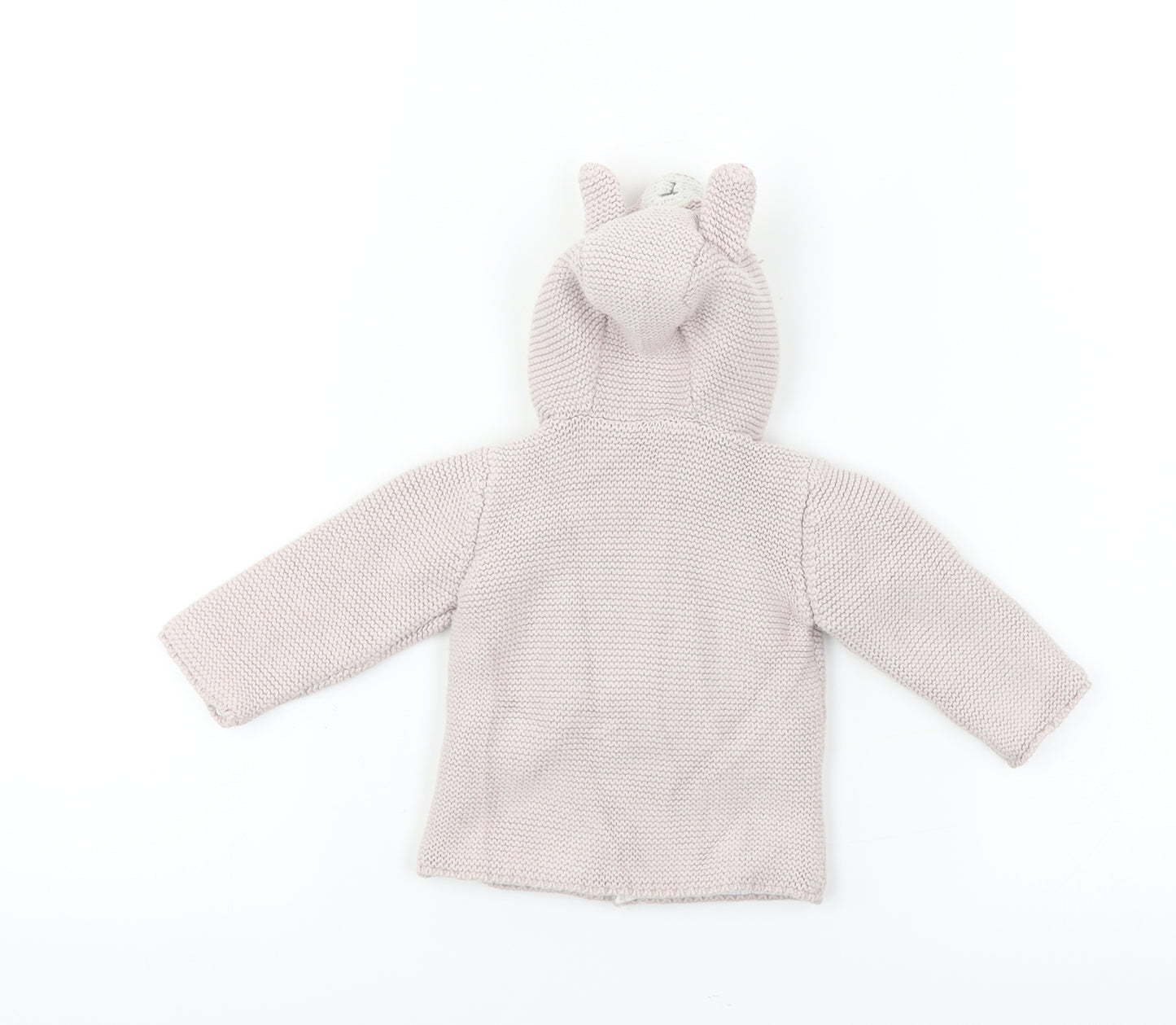 Marks and Spencer  Girls Beige   Cardigan Jumper Size 3-6 Months