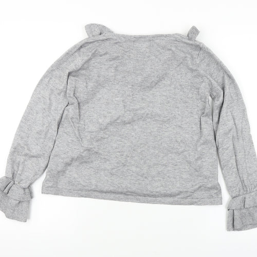 JCL  Womens Grey   Pullover Jumper Size M