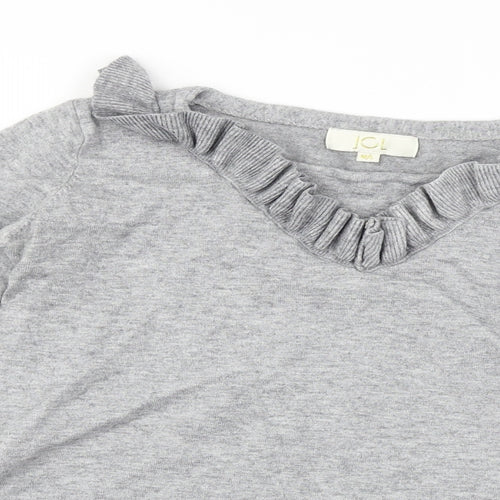 JCL  Womens Grey   Pullover Jumper Size M