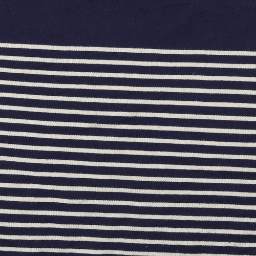 H&M  Womens Blue Striped  Pullover Jumper Size M