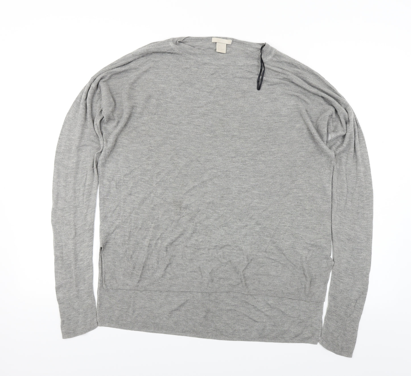 H&M  Womens Grey   Pullover Jumper Size M