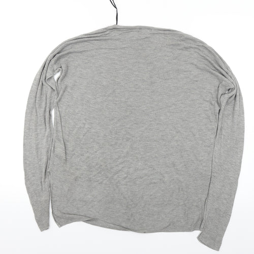 H&M  Womens Grey   Pullover Jumper Size M