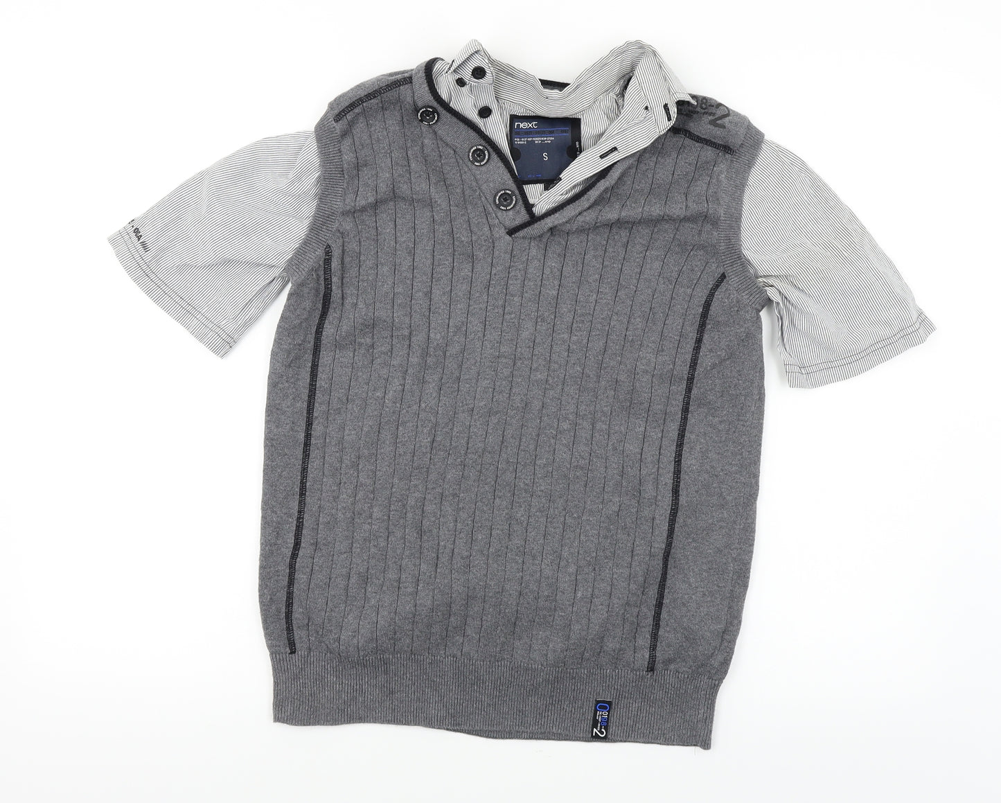NEXT  Mens Grey   Pullover Jumper Size S