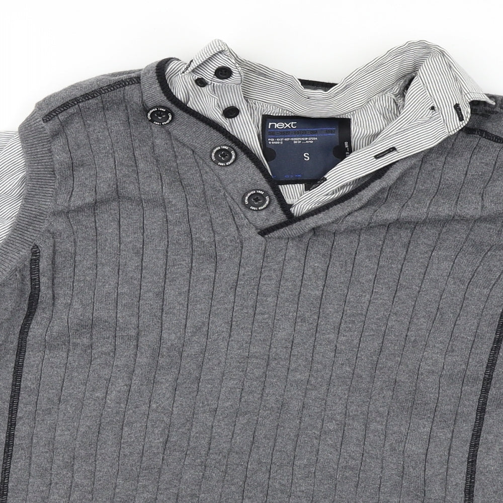 NEXT  Mens Grey   Pullover Jumper Size S